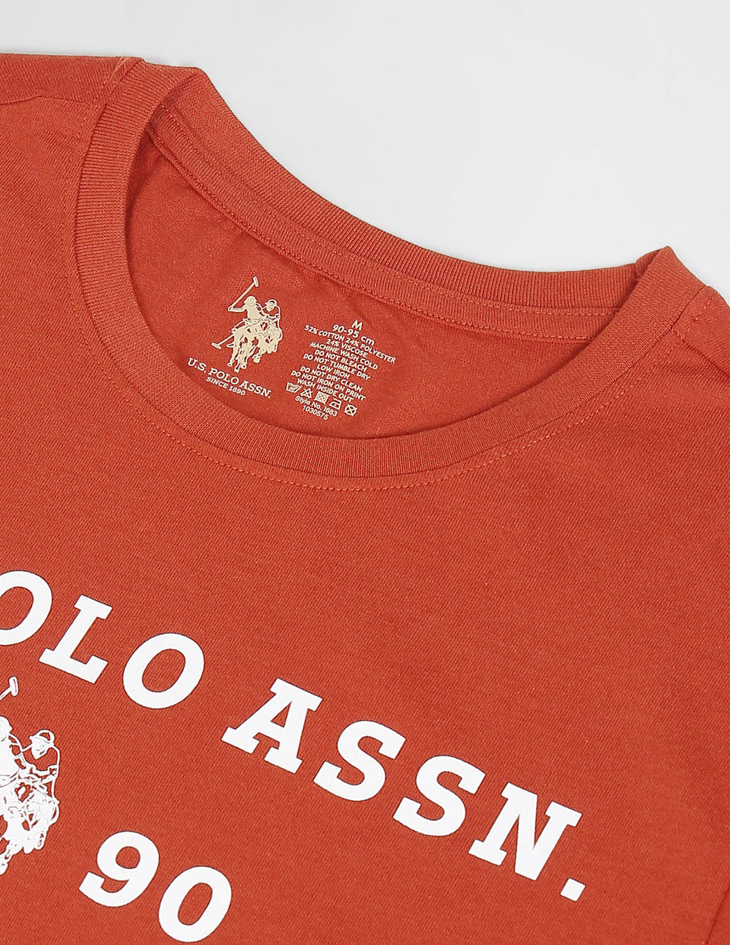 Crew Neck Brand Print  T-Shirt by U. S. POLO ASSN.