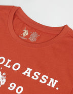 Crew Neck Brand Print  T-Shirt by U. S. POLO ASSN.