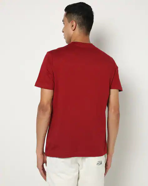 Crew Neck Solid Cotton T-shirt by U. S. POLO ASSN