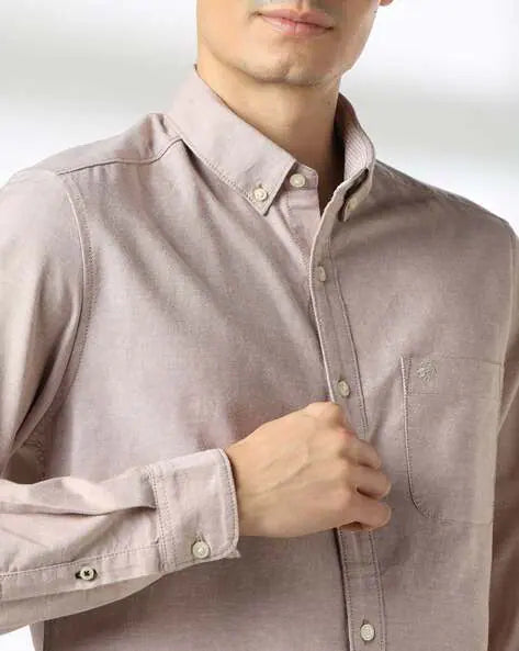 Men Slim Fit Shirt by Netplay
