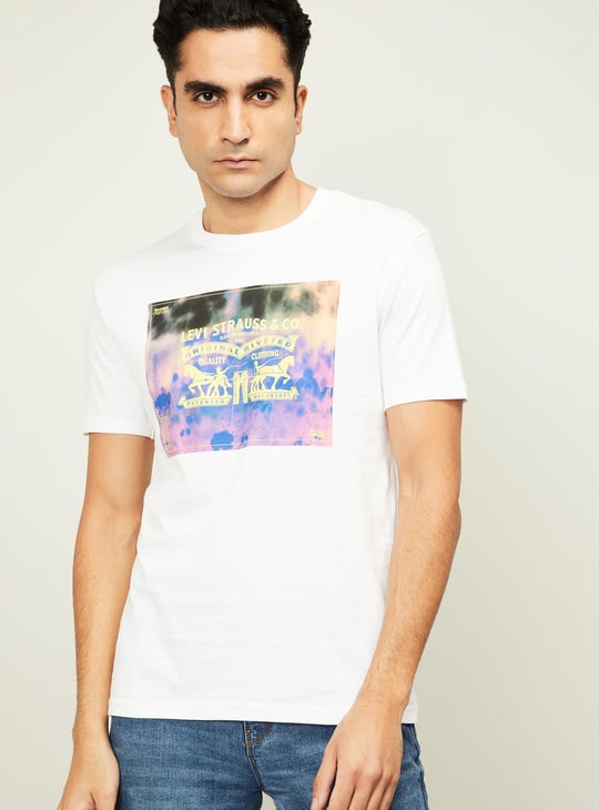 Logo print crew-neck T-shirt By Levi's