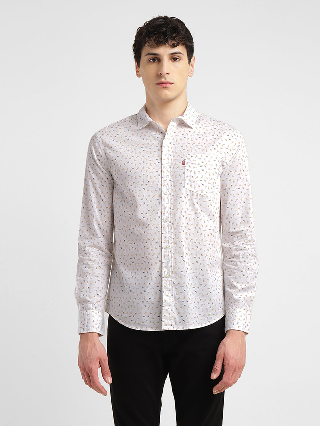 Men's Geometric Print Slim Fit Shirt LEVI'S