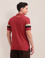 Solid Pattern Cotton Polo Shirt USPA