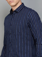 KILLER Men Striped Slim Fit Casual Shirt