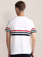 Striped Slim Fit Short Sleeves Round Neck T-shirt by U. S. POLO ASSN.