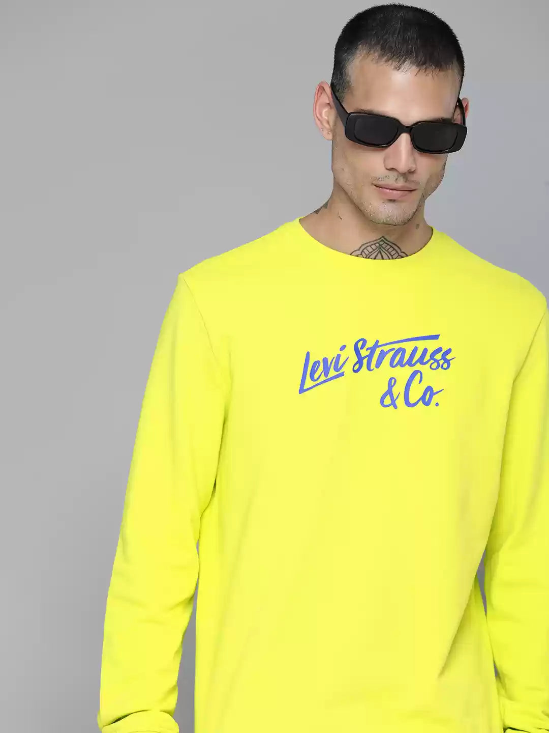 Levi's Red Cotton Regular Fit Printed Sweatshirt