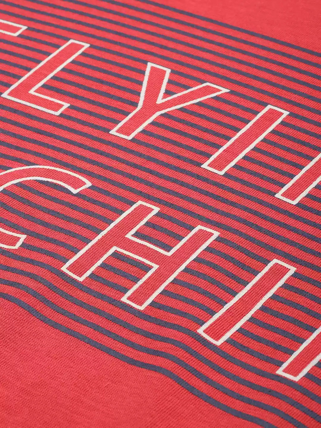 Men Red Brand Logo Printed Pure Cotton T-shirt by Flying Machine