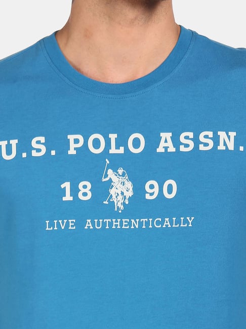 U.S. Polo Assn. Blue Crew T-Shirt