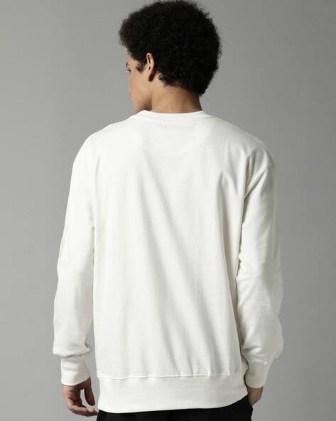 Typographic Print Crew-Neck sweatshirts by Break Bounce