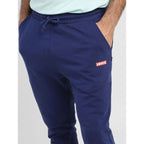 Men Navy Blue Regular Joggers by Levi's