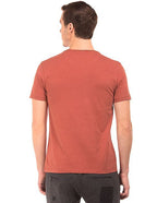 Printed Front Slubbed T-shirt by Flying Machine