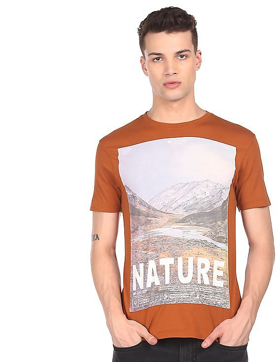 Flying Machine printed slim fit t-shirt