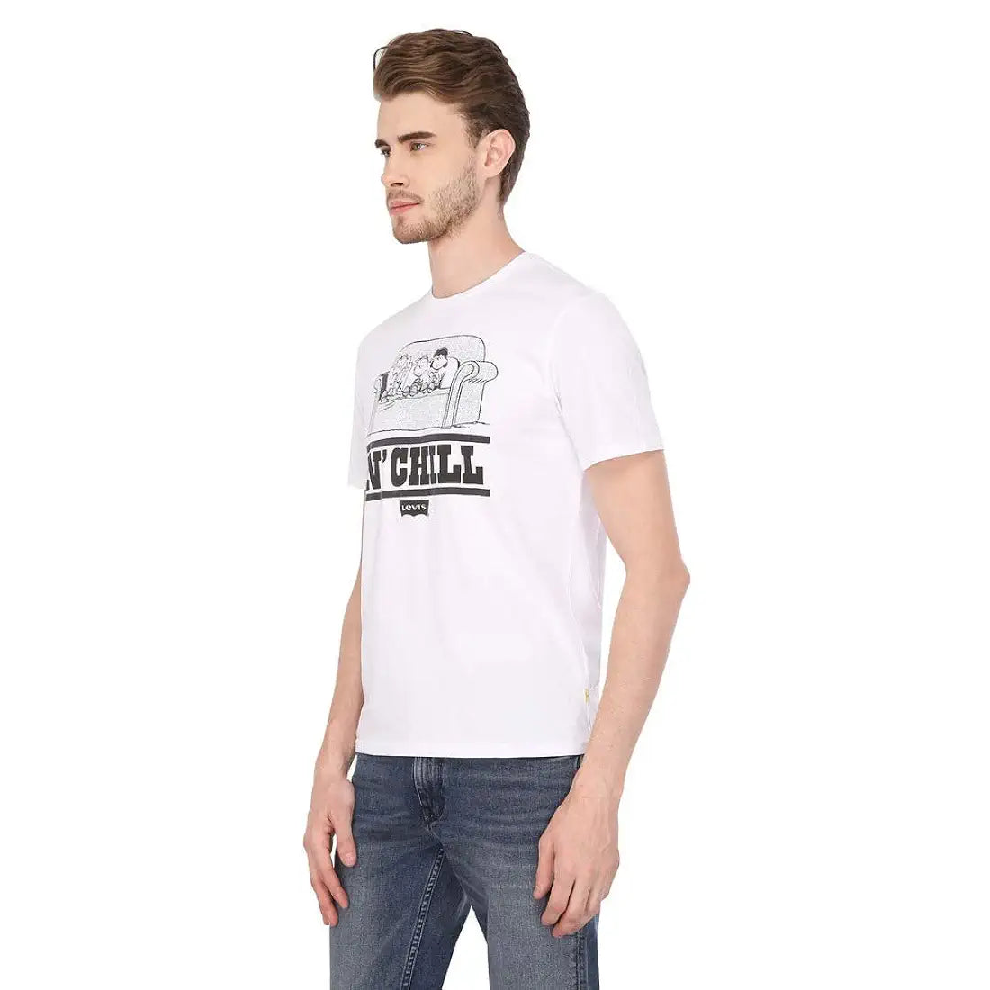 Men's Printed Regular Fit T-shirt by Levi's