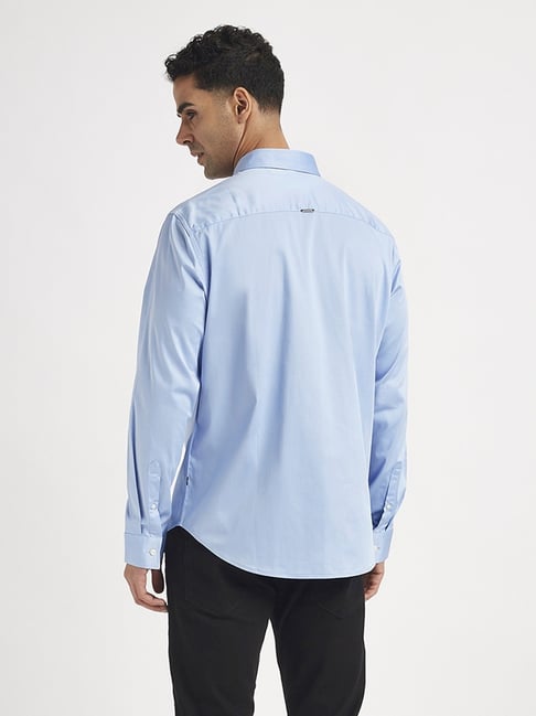Levi's light blue cotton slim fit shirt