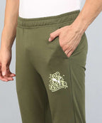 Graphic Pants Men Graphic Print Green Track Pants by PUMA
