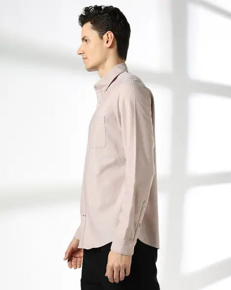 Men Slim Fit Shirt by Netplay