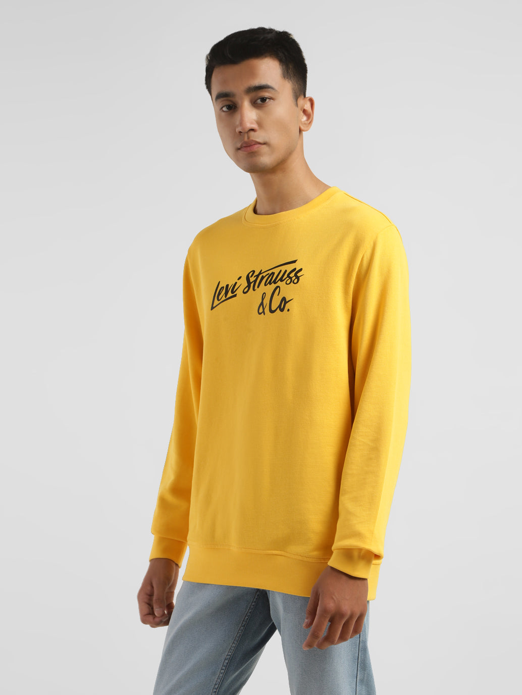 Levi's Red Cotton Regular Fit Printed Sweatshirt