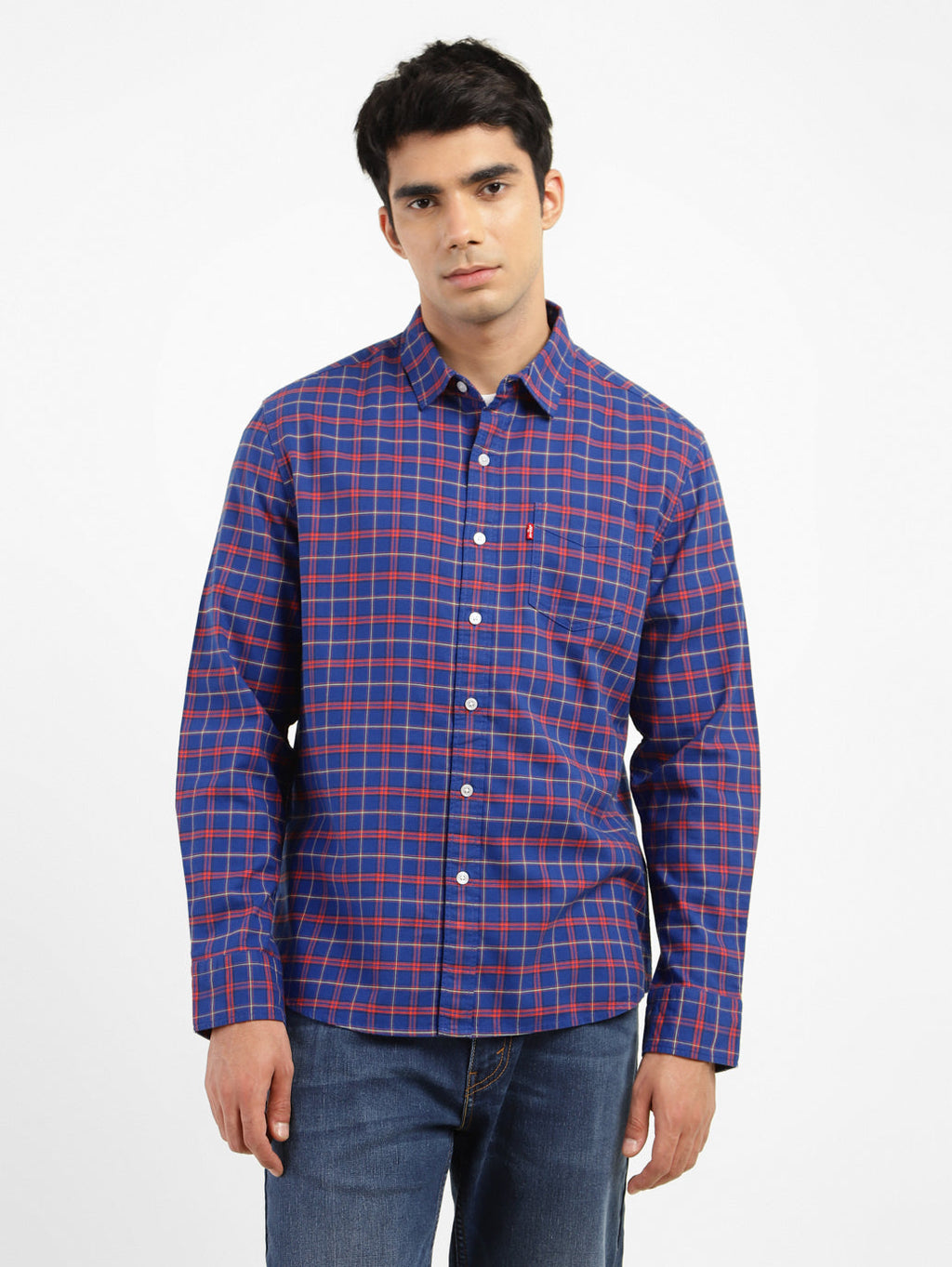 Men's Checkered Slim Fit Shirt by Levi's