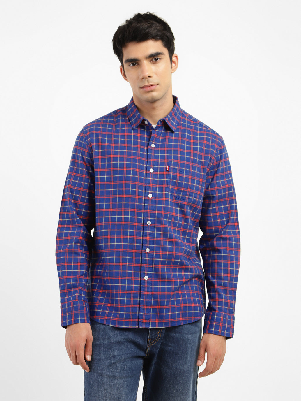 Men's Checkered Slim Fit Shirt by Levi's