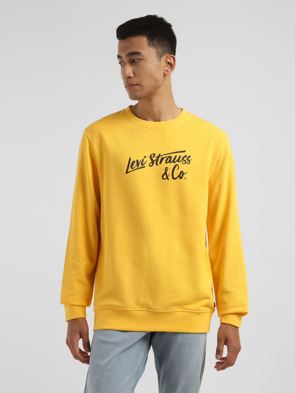 Levi's Red Cotton Regular Fit Printed Sweatshirt