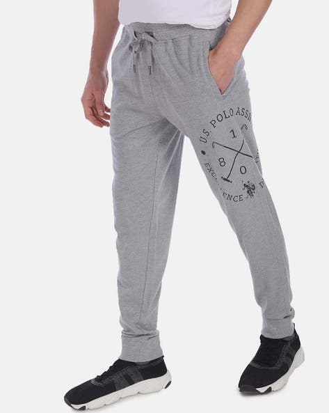 USPA brand printing grey track pant
