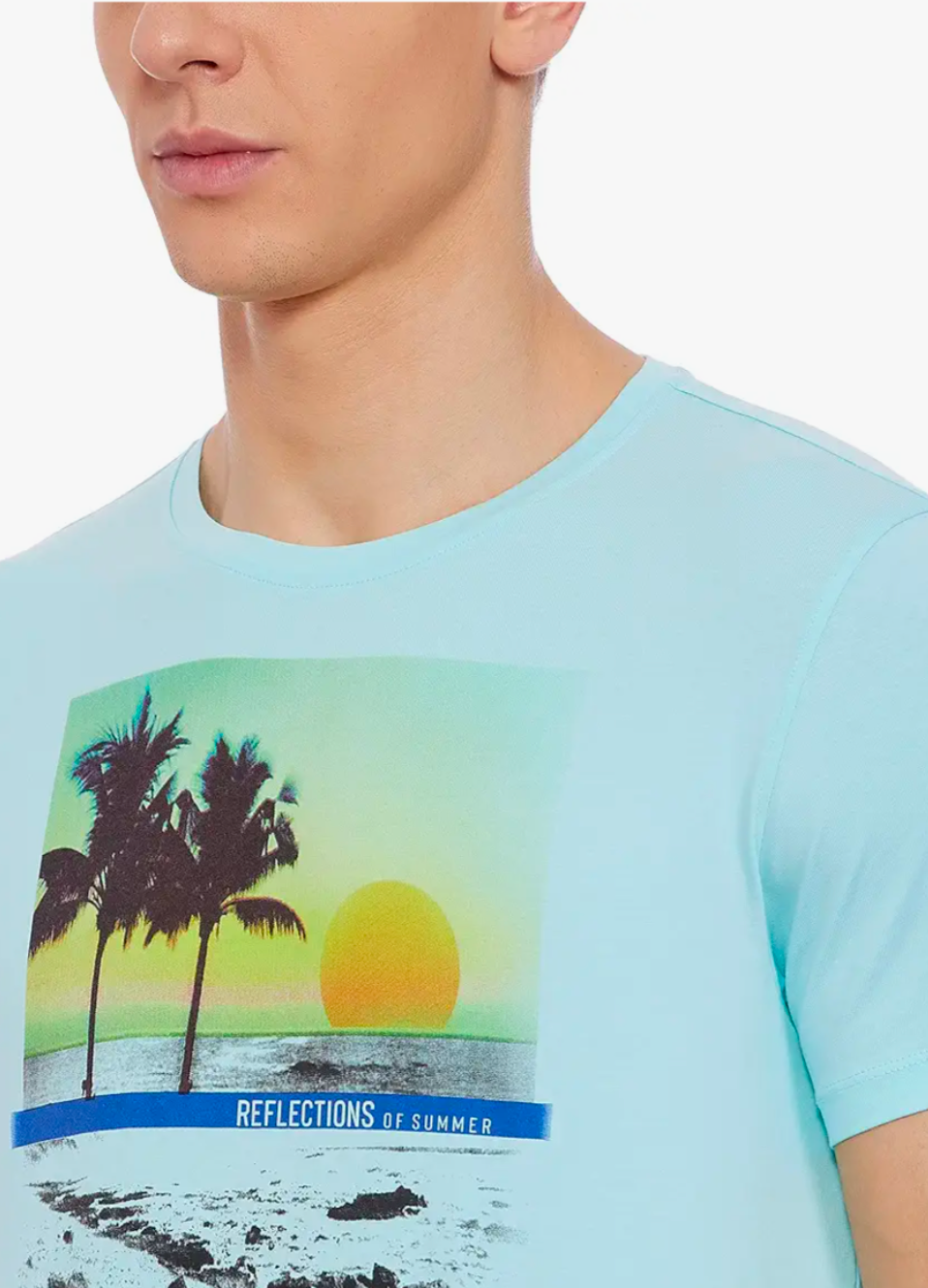 Spykar men's slim t-shirt