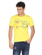 Graphic Print Cotton Print T-shirt by Flying Machine