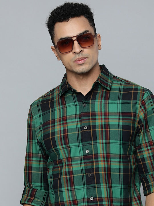 Men's Checkered Spread Collar Shirt by Levi's