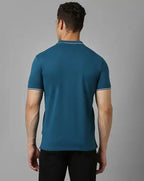 Men Slim Fit Polo T-Shirt by Louis Philippe Jeans