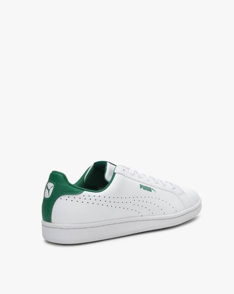 Puma white & green casual shoes for men