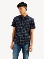 Levi's checked NEAVY BLUE half sleeve shirt