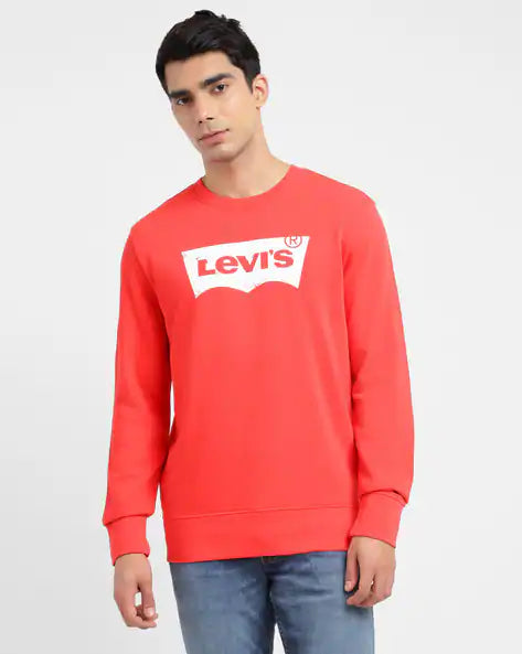 Logo Print Round-Neck Sweatshirt by Levi's