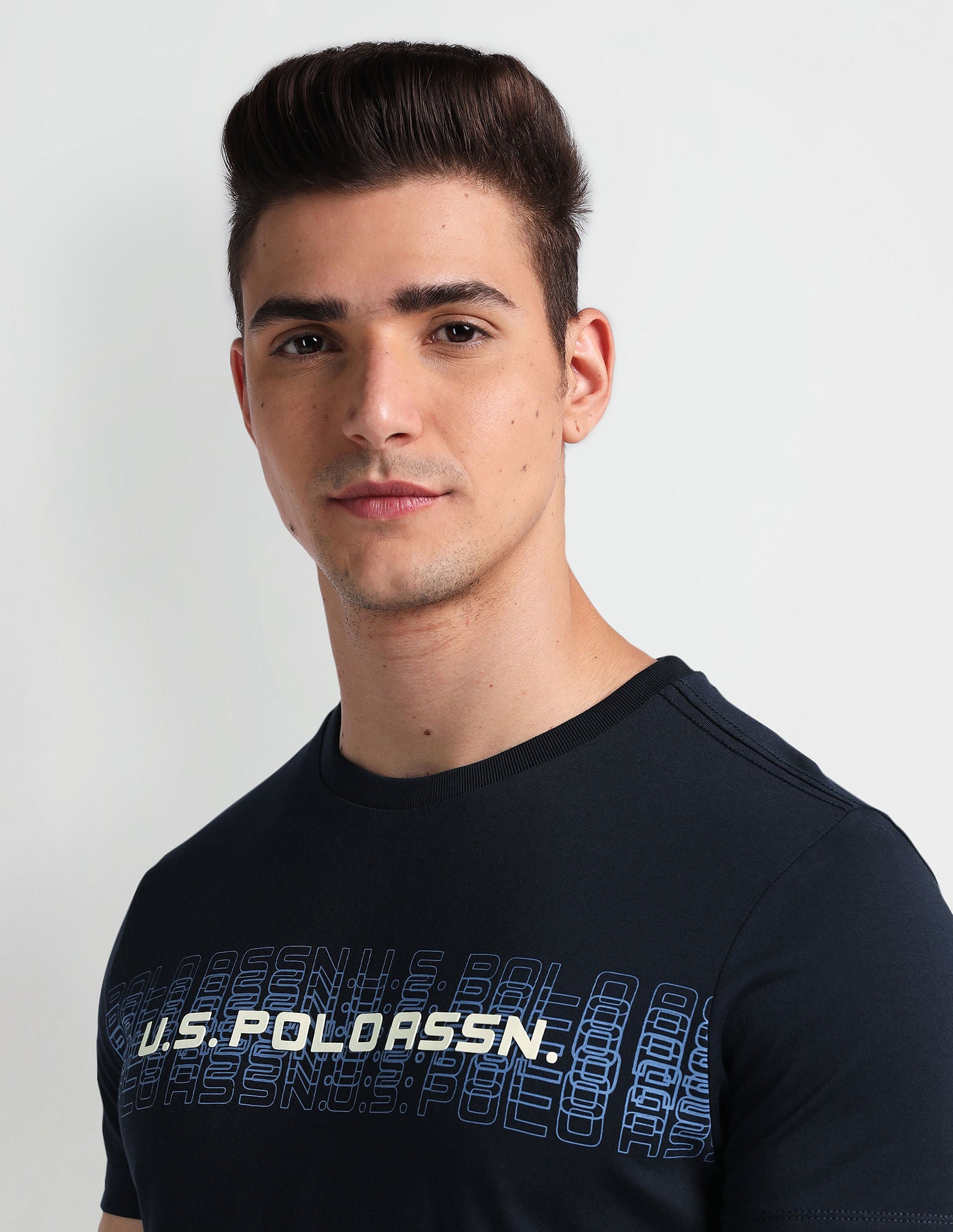 Muscle Fit Brand Print T-shirt by U. S. POLO ASSN.