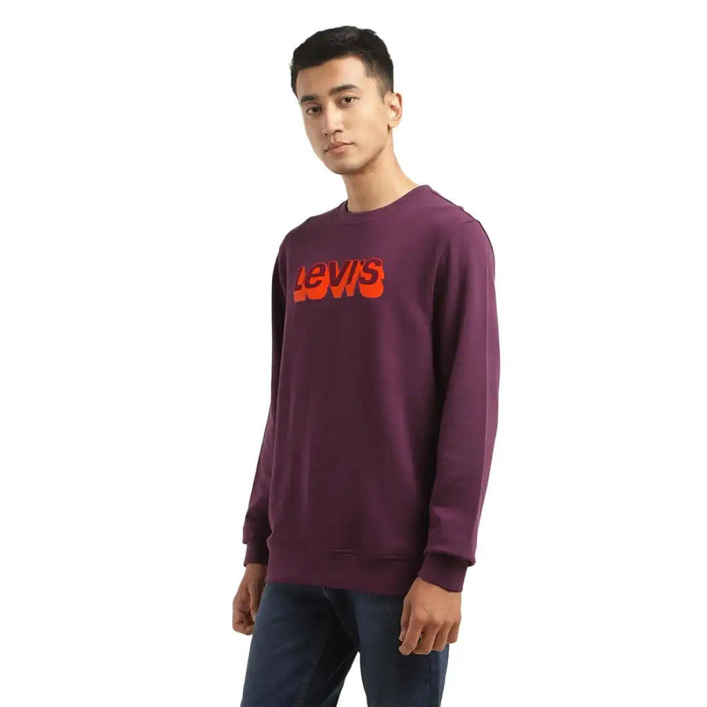Logo Print Round-Neck Sweatshirt by Levi's