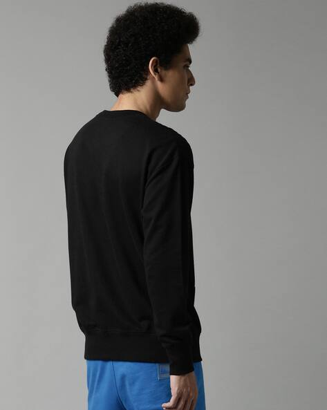 Typographic Print Crew-Neck sweatshirts by Break Bounce