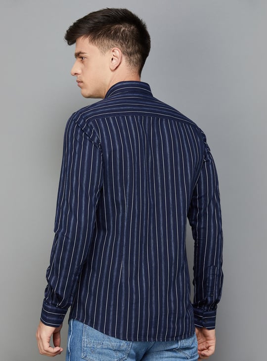 KILLER Men Striped Slim Fit Casual Shirt