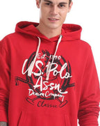 Hooded Sweatshirt with Split Pockets by U. S  POLO ASSN.