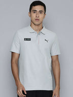 Mercedes AMG Petronas Polo Collar Applique T-shirt by Puma