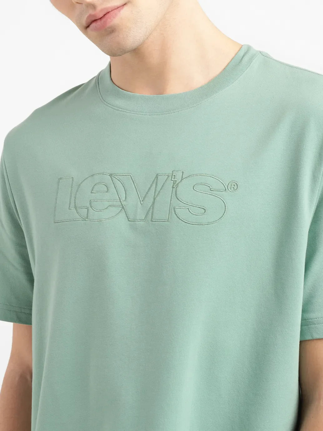 Men's Brand Logo Crew Neck T-shirt by Levi's