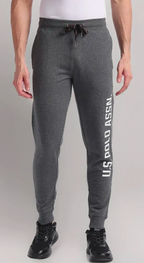 USPA men's comfort fir mid rise solid Track pant