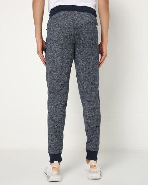 USPA heathered joggers with logo print