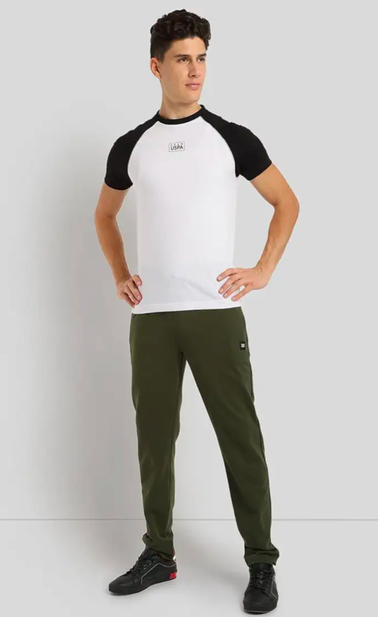 USPA MEN'S MID RIDE REGULAR FIT TRACK PANTS
