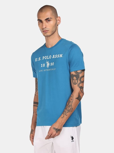 U.S. Polo Assn. Blue Crew T-Shirt