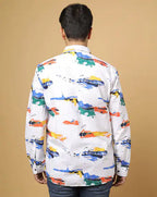 Graphic Print Cotton Shirt by Pepe Jeans