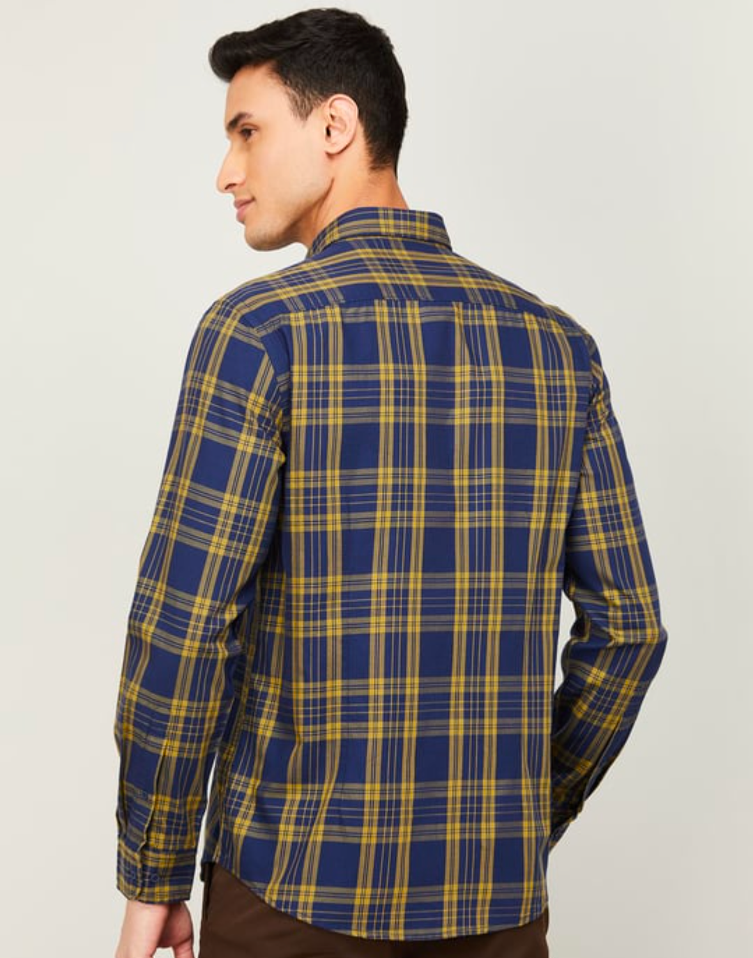 KILLER CASUAL Men Checked Full Sleeves Slim Fit Casual Shirt