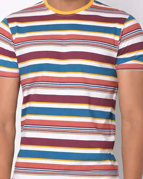 Striped Slim Fit Crew-Neck T-shirt by Pepe Jeans