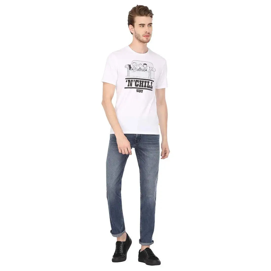 Men's Printed Regular Fit T-shirt by Levi's