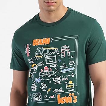 LEVI'S regular fit crew-neck T-shirt