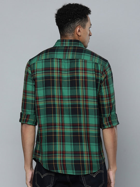 Men's Checkered Spread Collar Shirt by Levi's