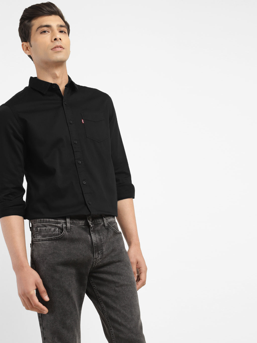 Men's Solid Regular Fit Shirt LEVI'S